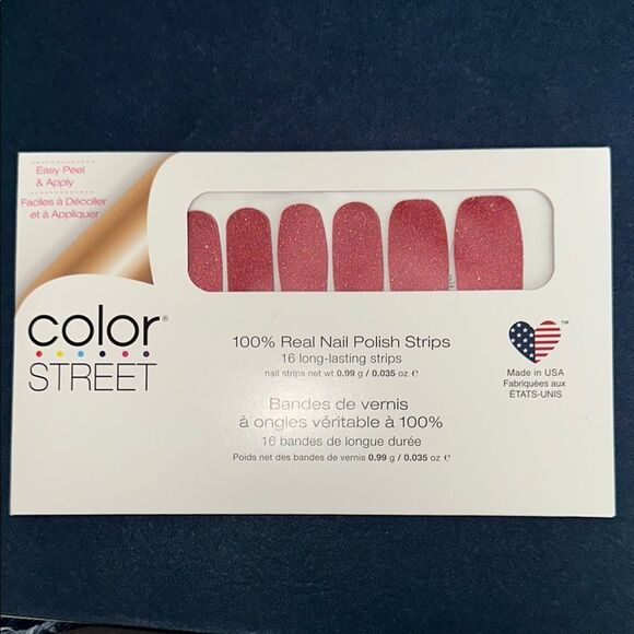 Cran-tastic Color Street Pink Glitter Press-On Nails/Cran-tastic - Picture 2 of 9